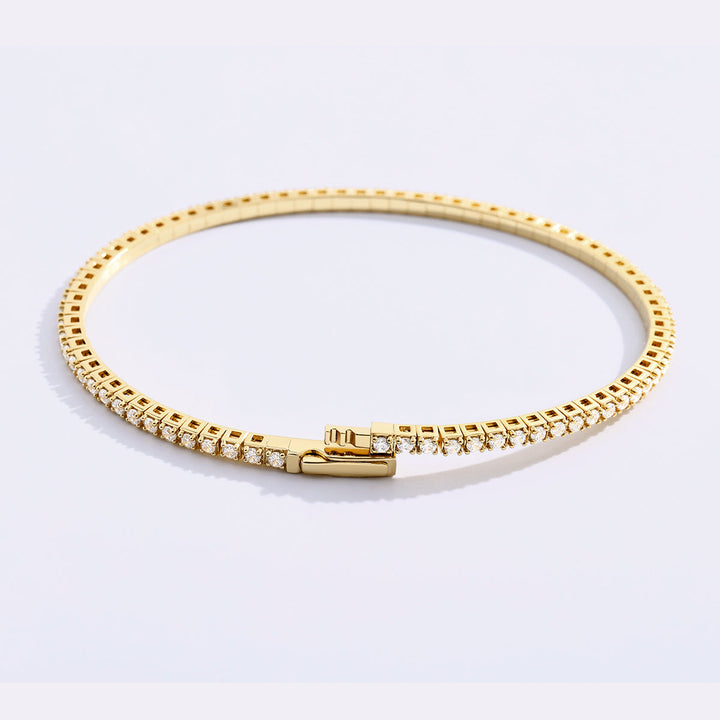 Flexible Diamond Tennis Bracelet