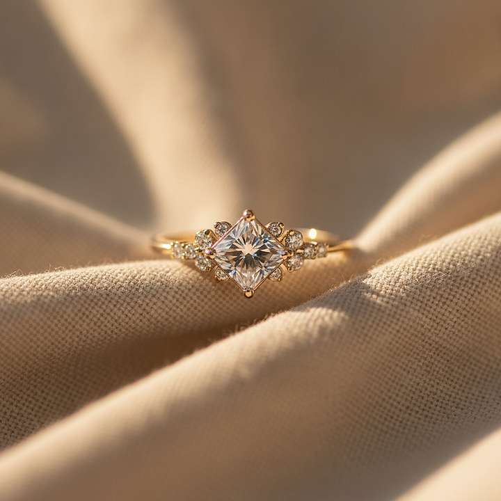 Delysia ring styled