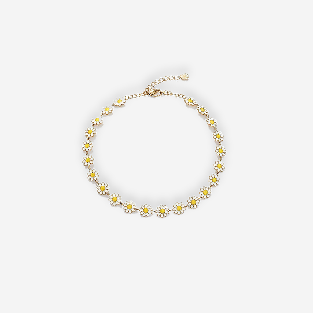 Daisy Flower Necklace