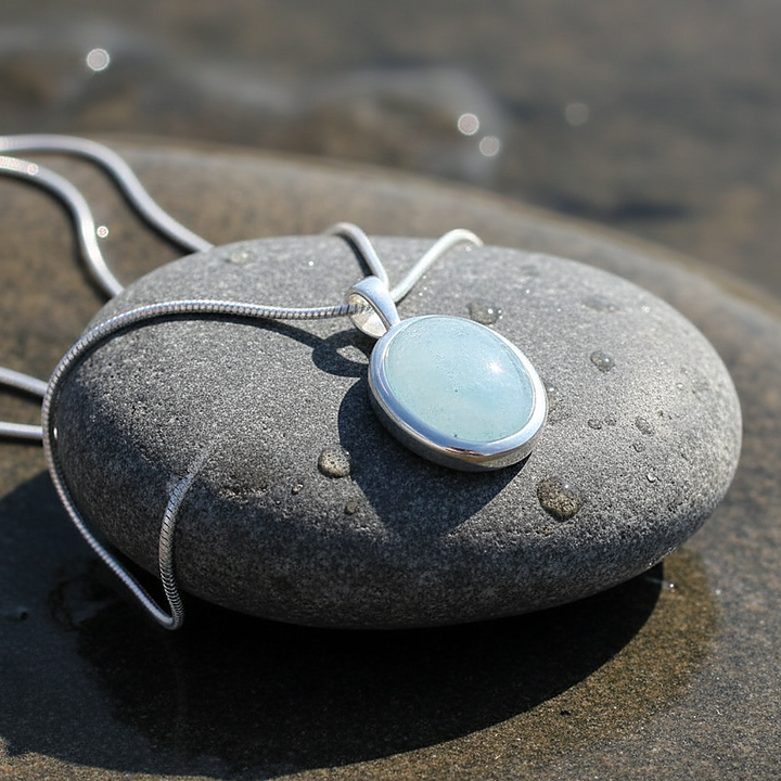 Bela Aquamarine Necklace