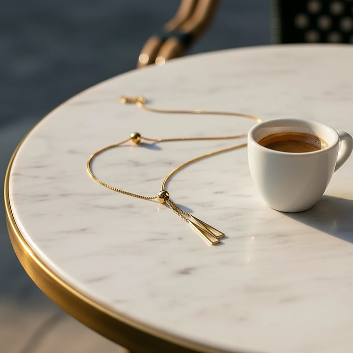 Fleur Gold Necklace