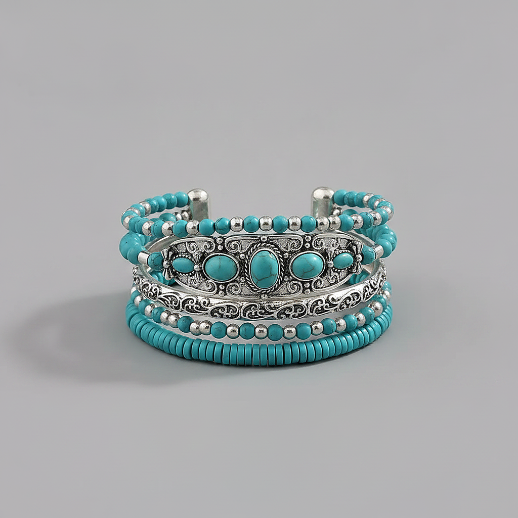 Tindra-turquoise armband