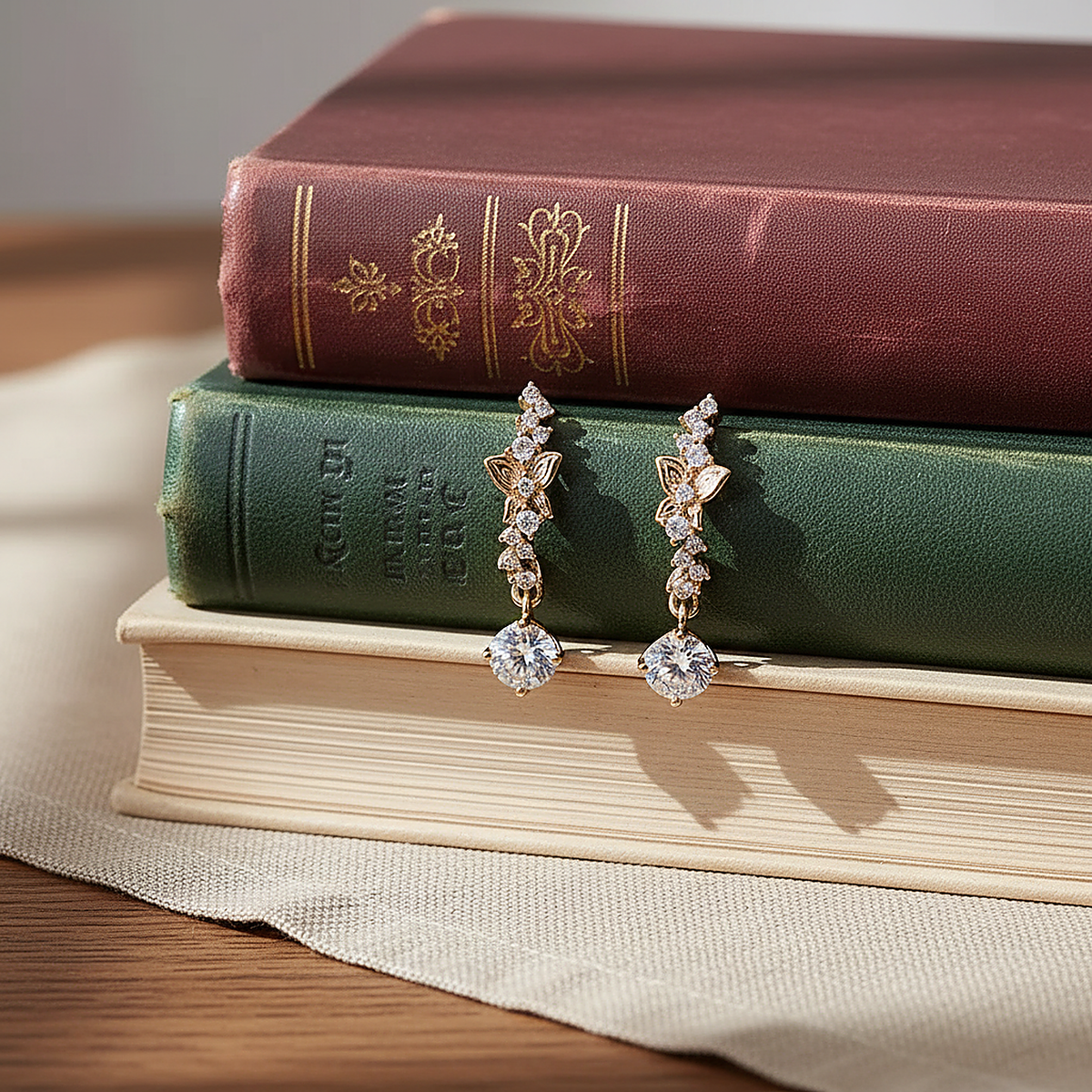 Boucles d’oreilles Yara en zircone