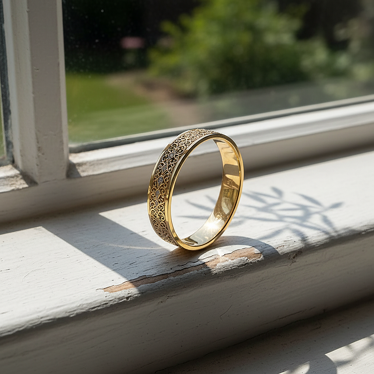 Bague Ondine dorée