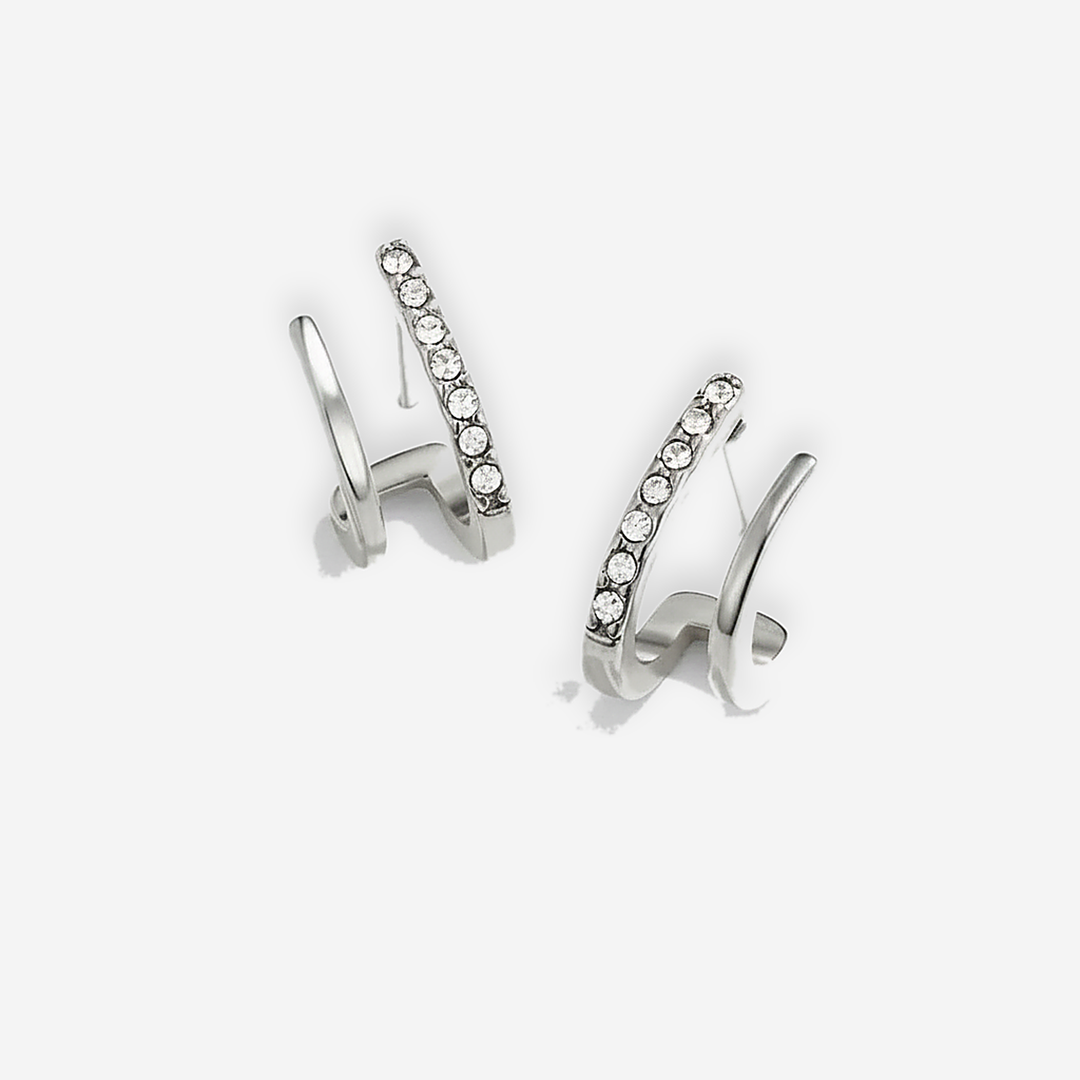Cira Crystal Claw Earrings