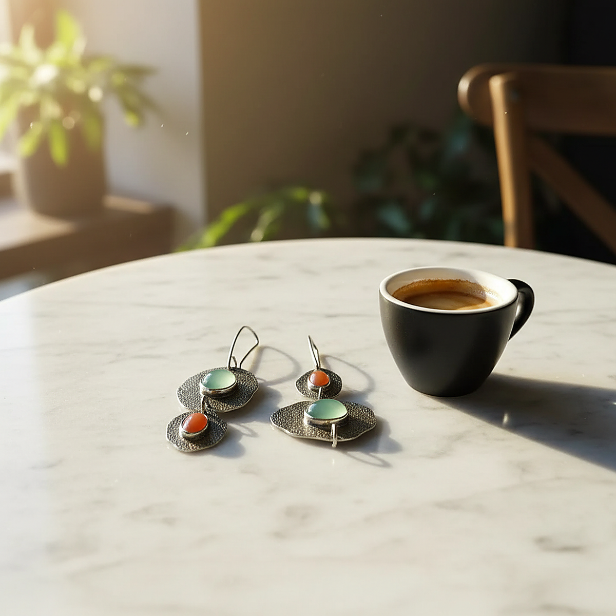 Giselle Moonstone Earrings