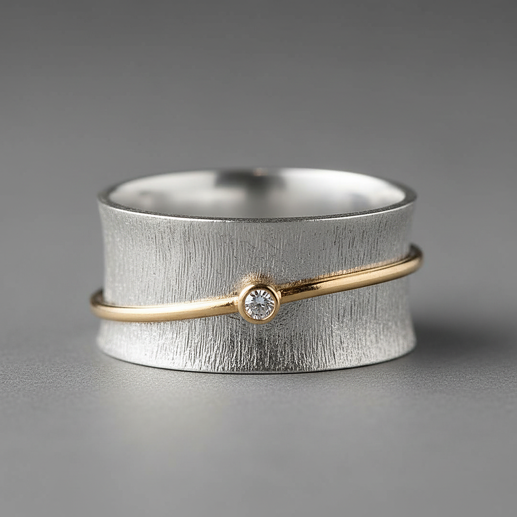 Anello Sidonie con zirconi