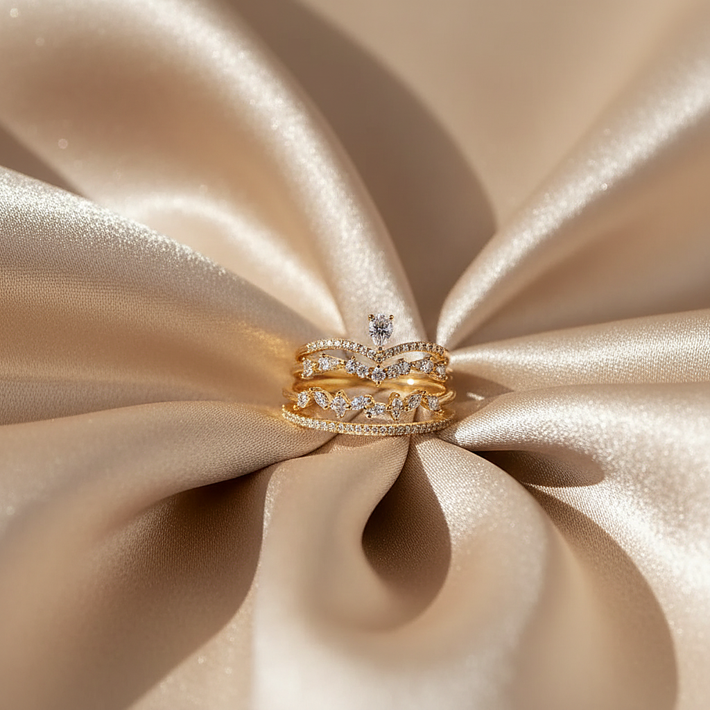 Amelie ring set styled