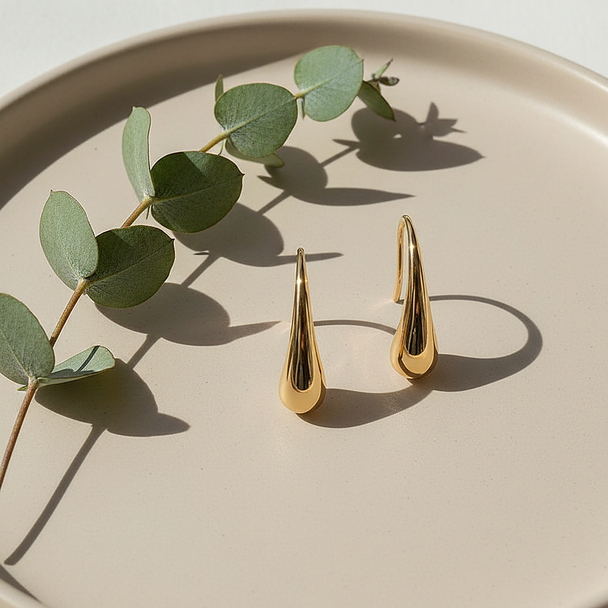 Boucles d’oreilles Greta dorées