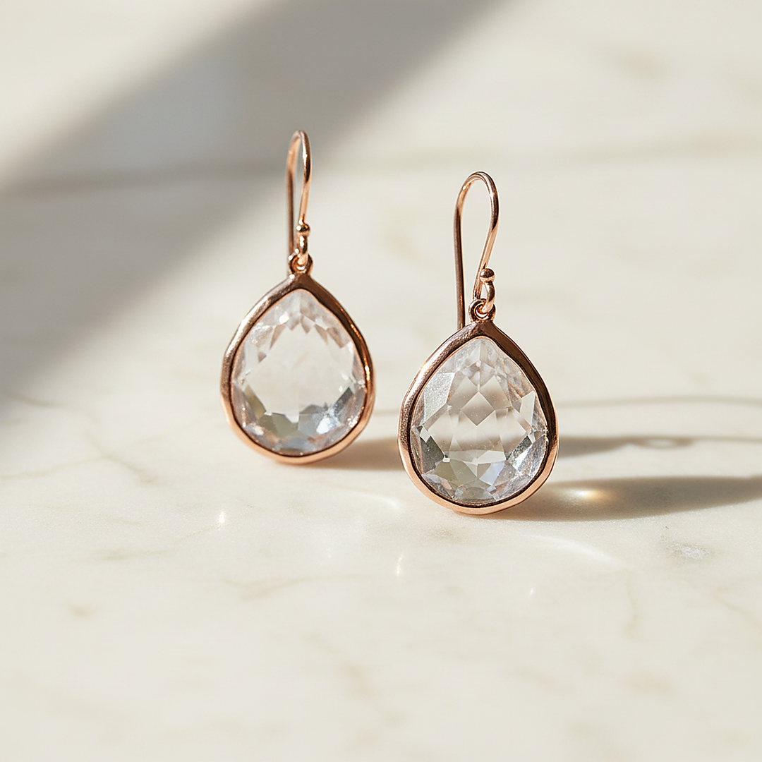 Elise Quartz Earrings