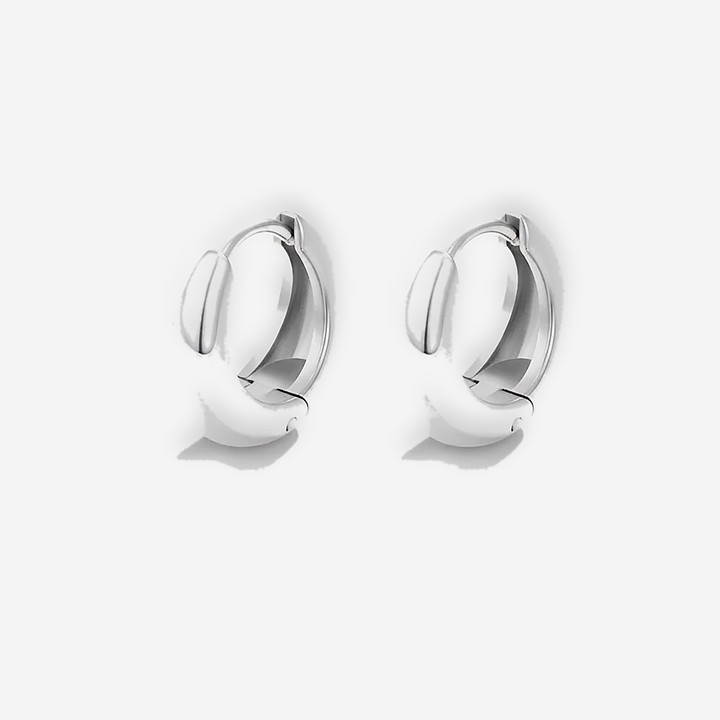 Audrey Silver Hoops