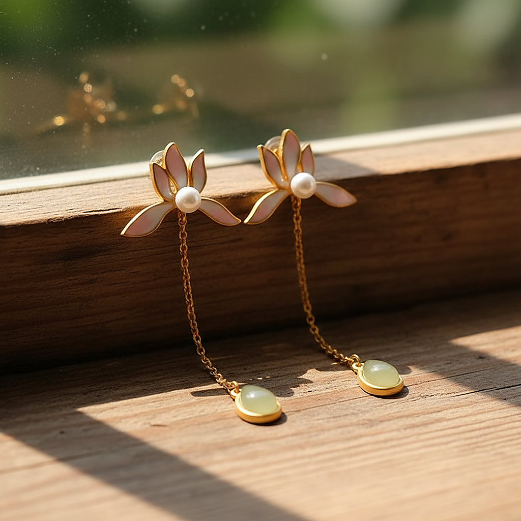 Opaline Pearl Earrings