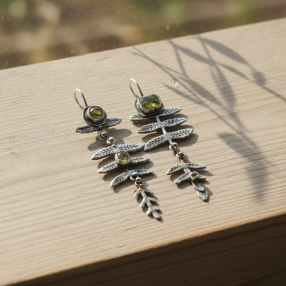 Rosalie Peridot Earrings