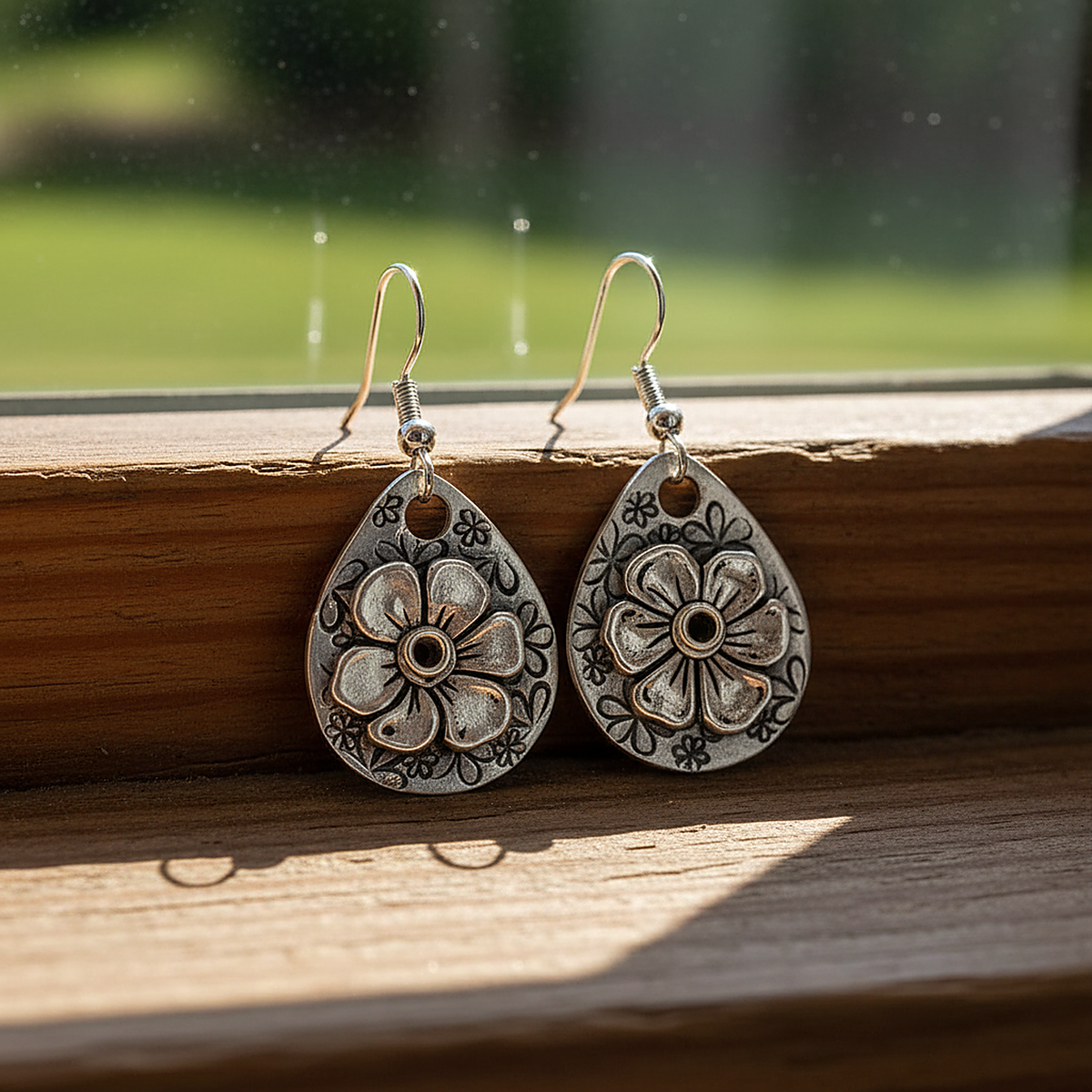 Boucles d’oreilles Colette en argent