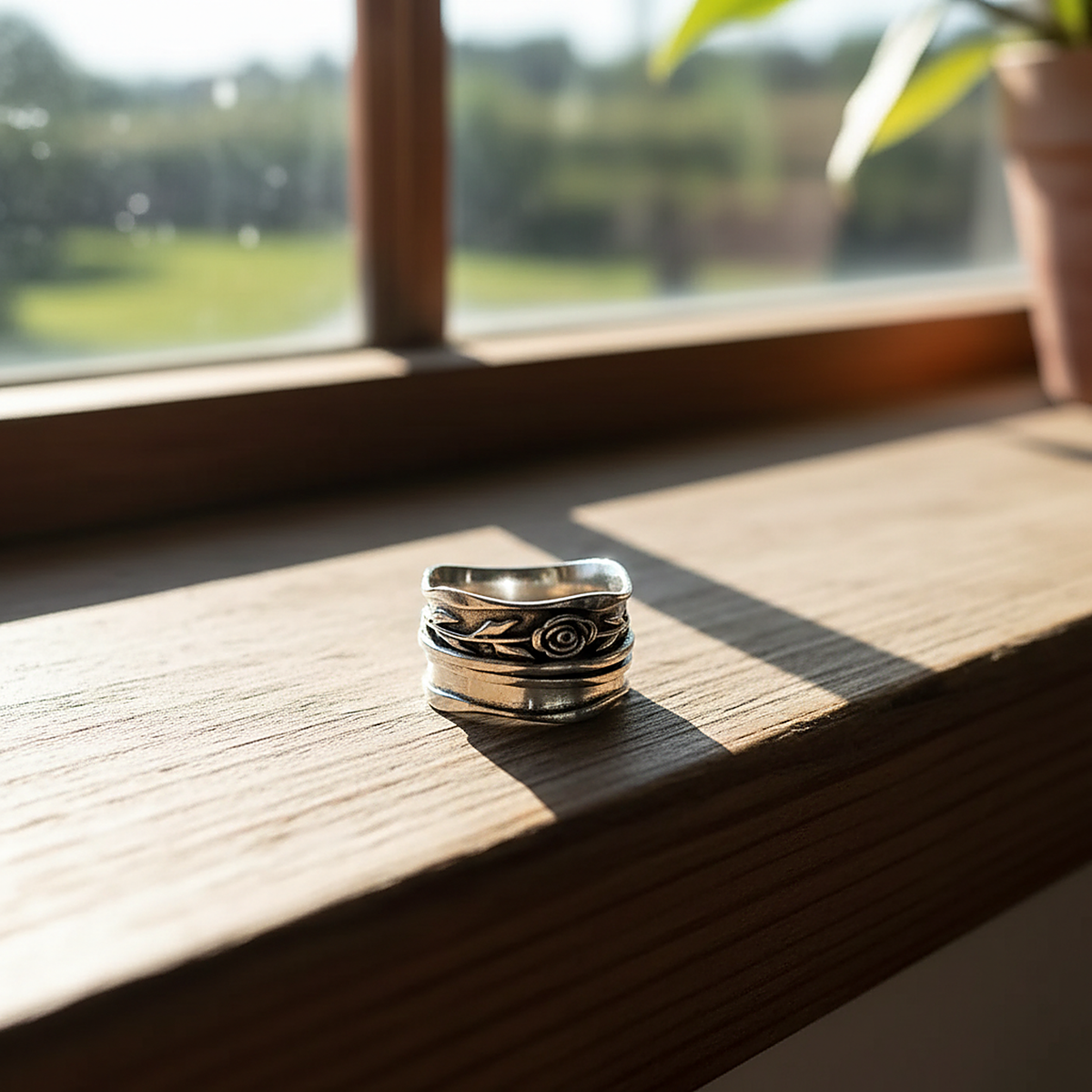 Anello Oceane in argento