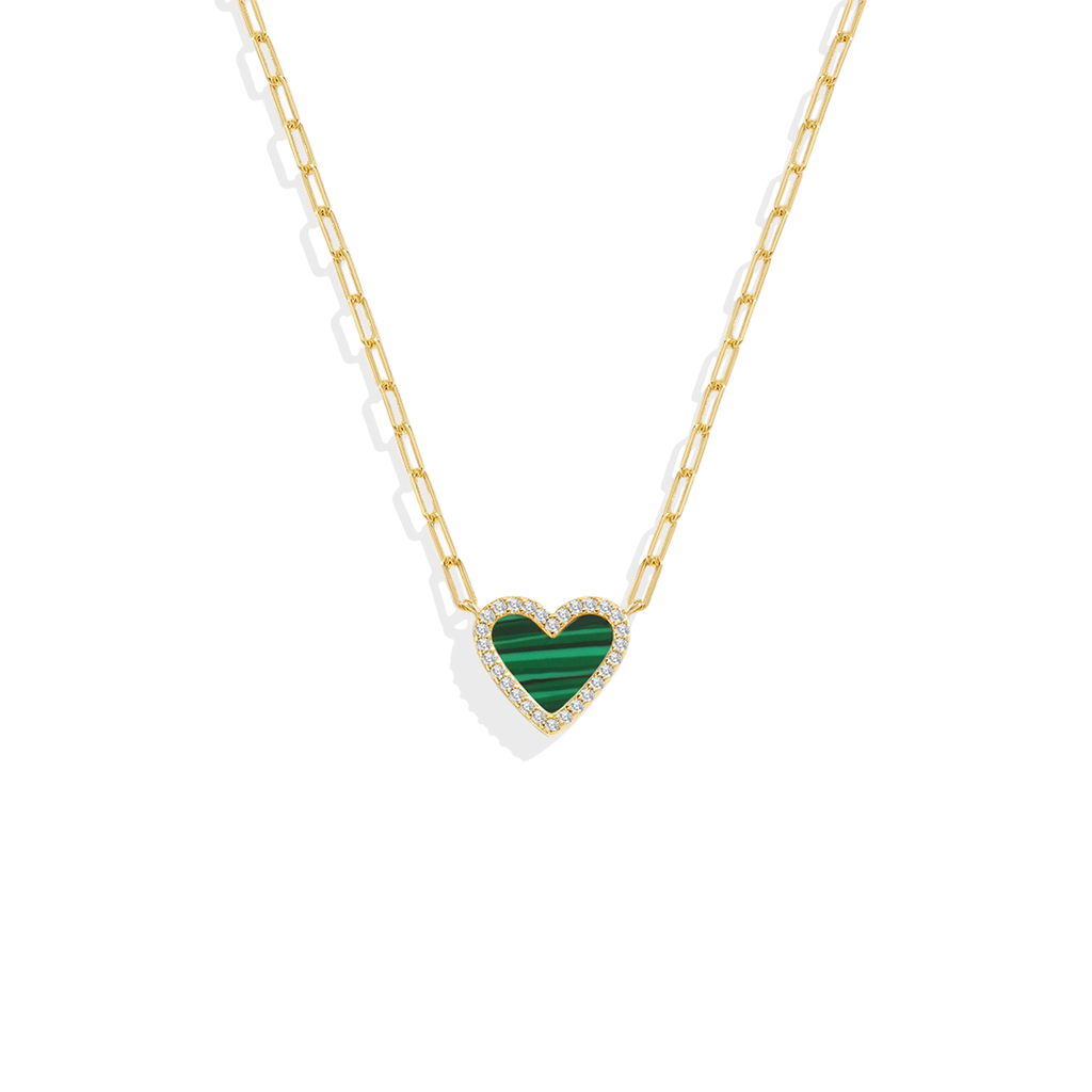 Collana delicata a catena a clip con cuore