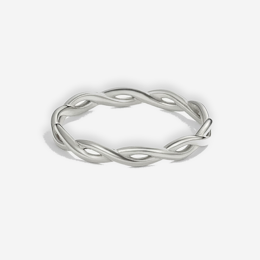 Nova Silver Twist Ring