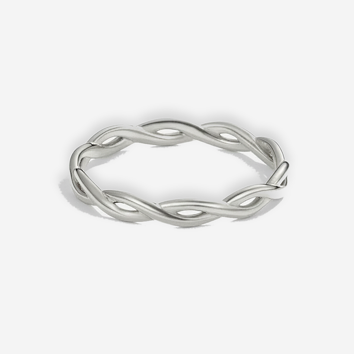 Nova Silver Twist Ring