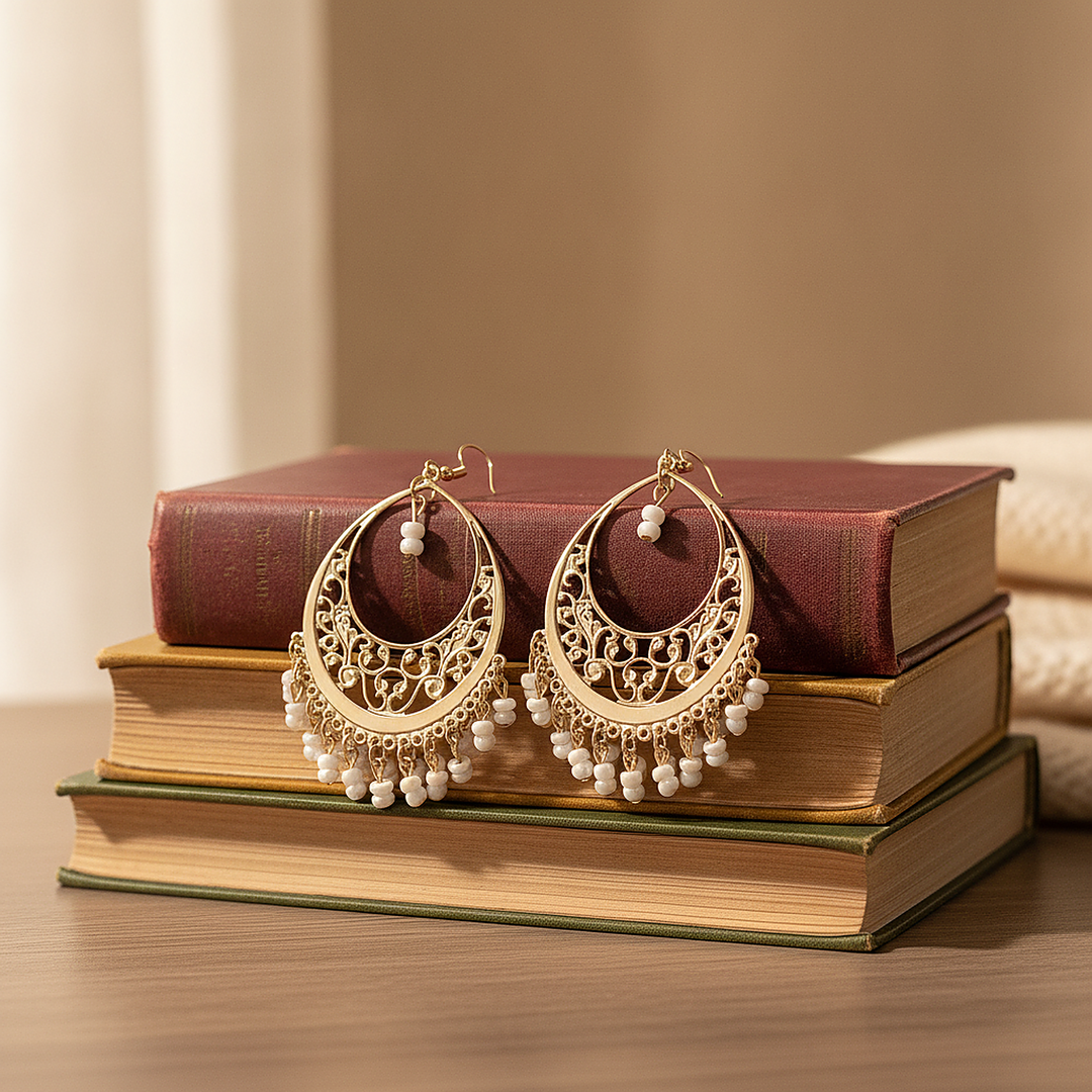 Pendientes de perlas Thessaly
