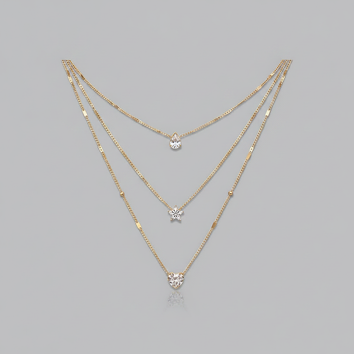 Solene-halsband i zirkonia