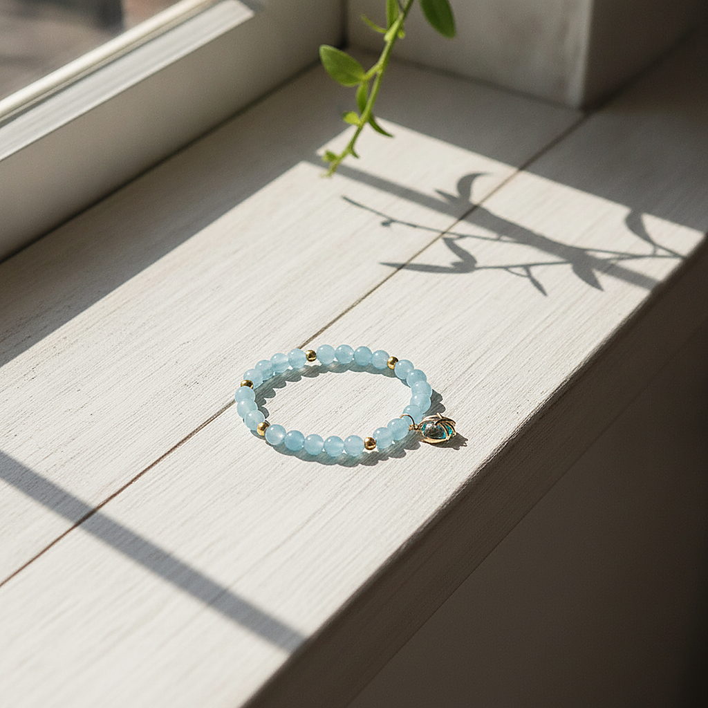 Opaline Aquamarine Bracelet
