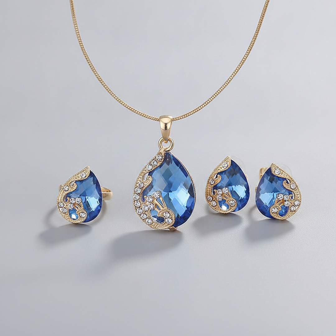 Pendientes de cristal Solene
