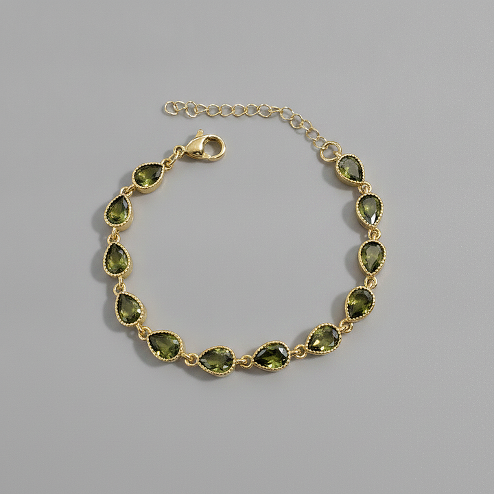 Camille Peridot Bracelet