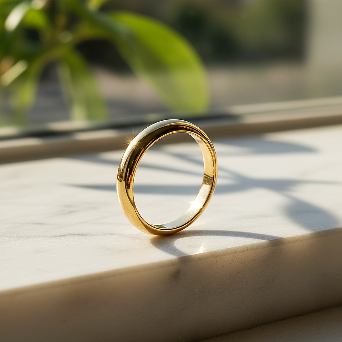 Bague Fleur dorée
