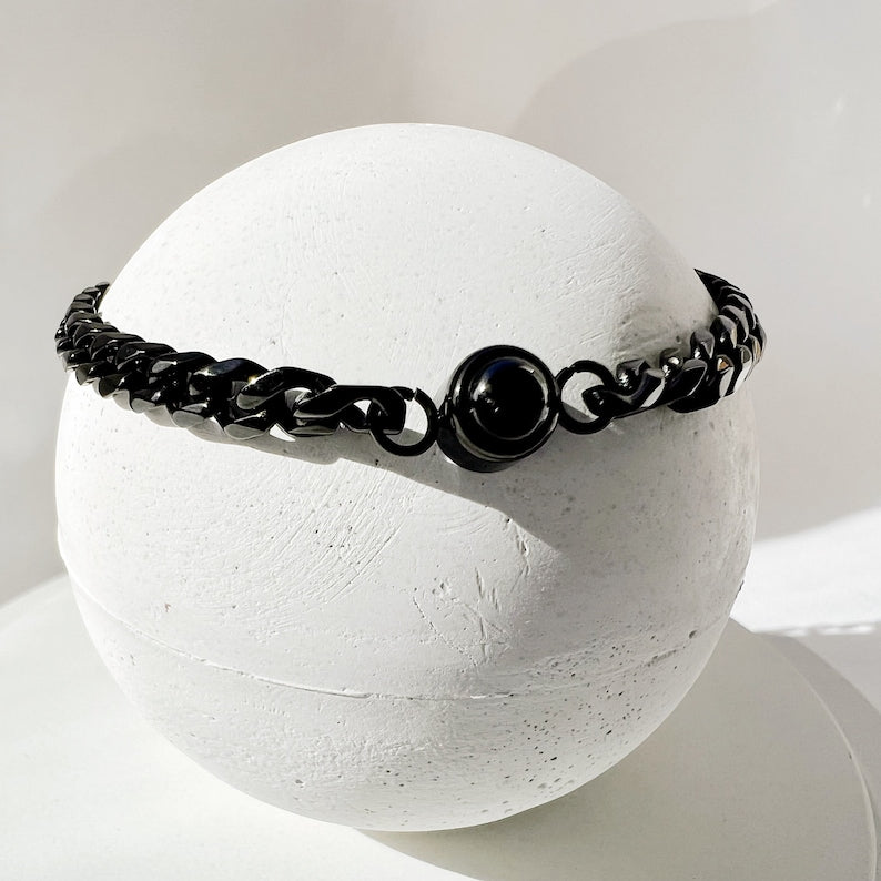 Cuban Chain Photo Bracelet