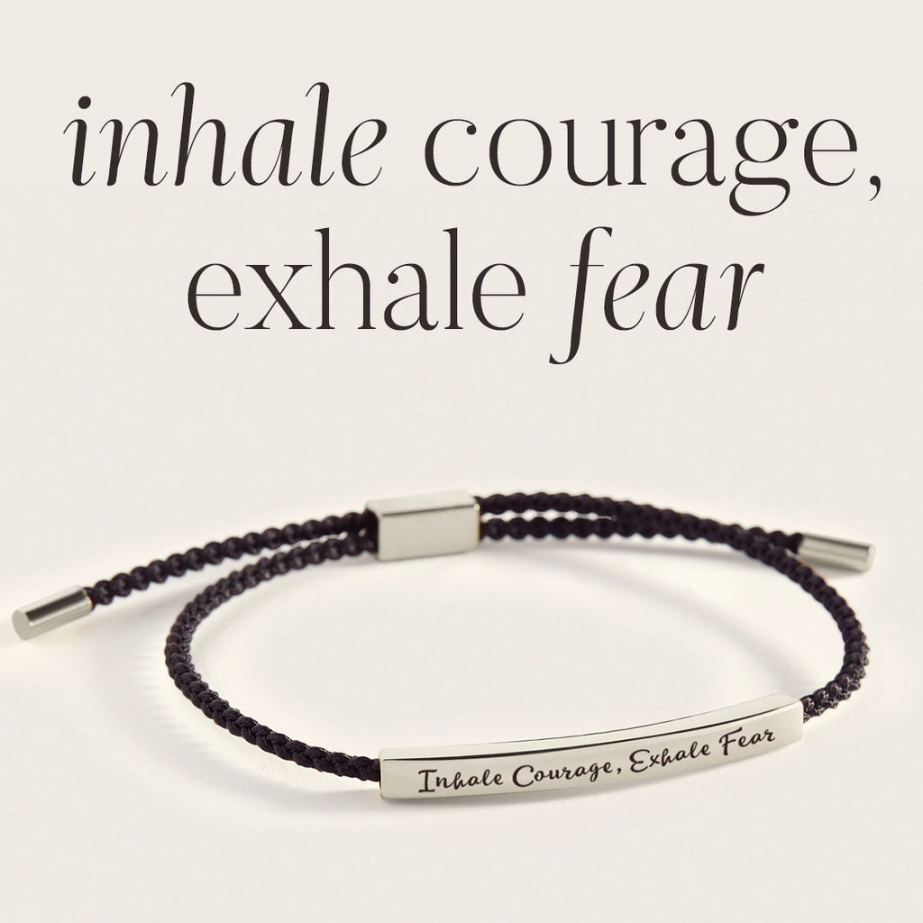 Bracciale Ispirazione Inspira Coraggio, Espira Paura