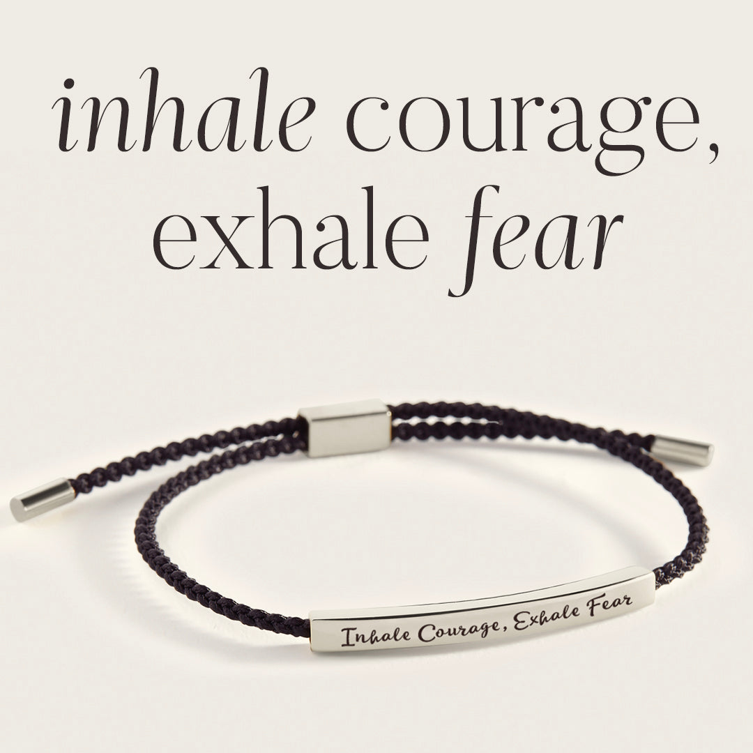 Bracciale Ispirazione Inspira Coraggio, Espira Paura