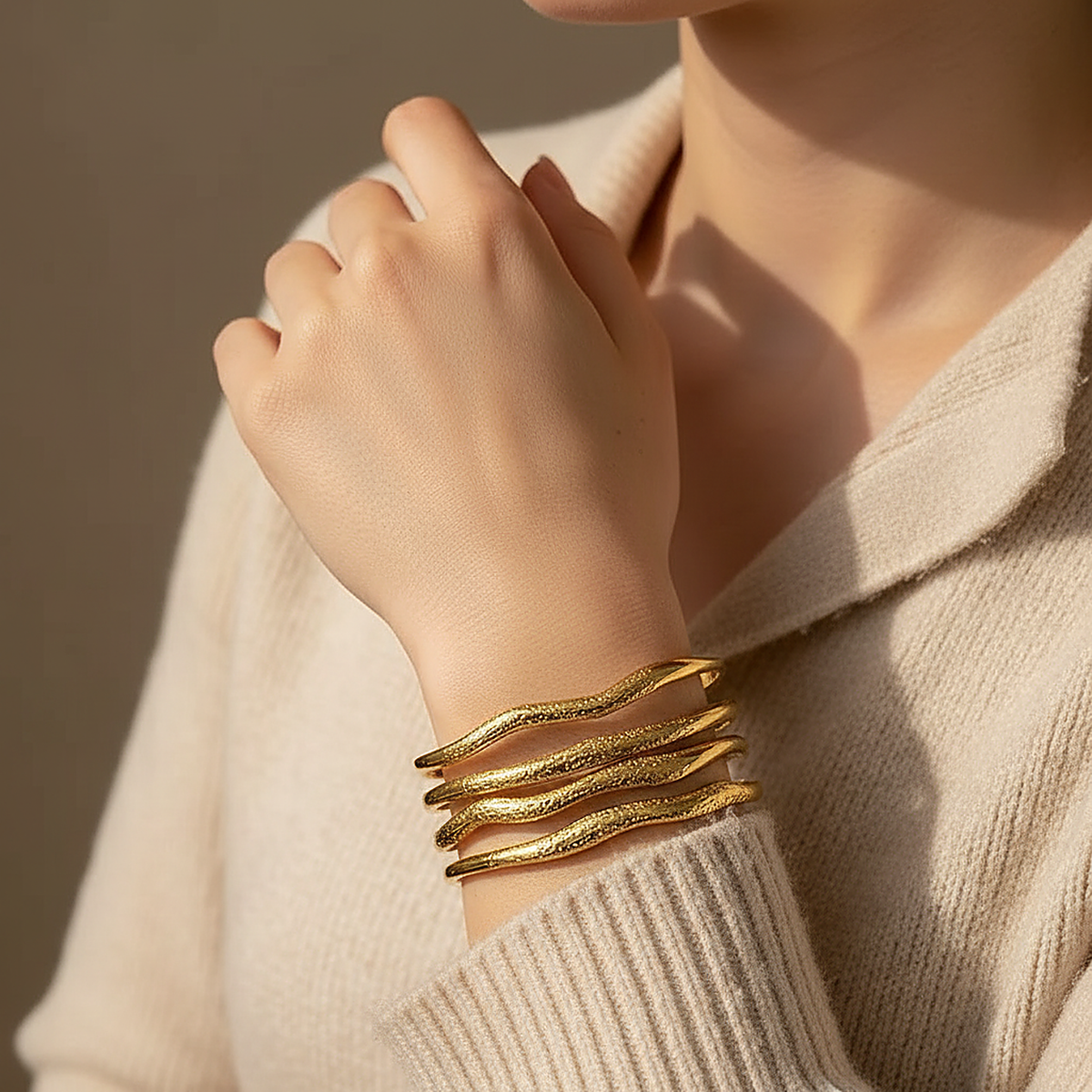 Aurelie Gold Bracelet