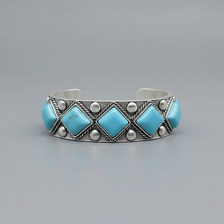 Bracelet turquoise imposant