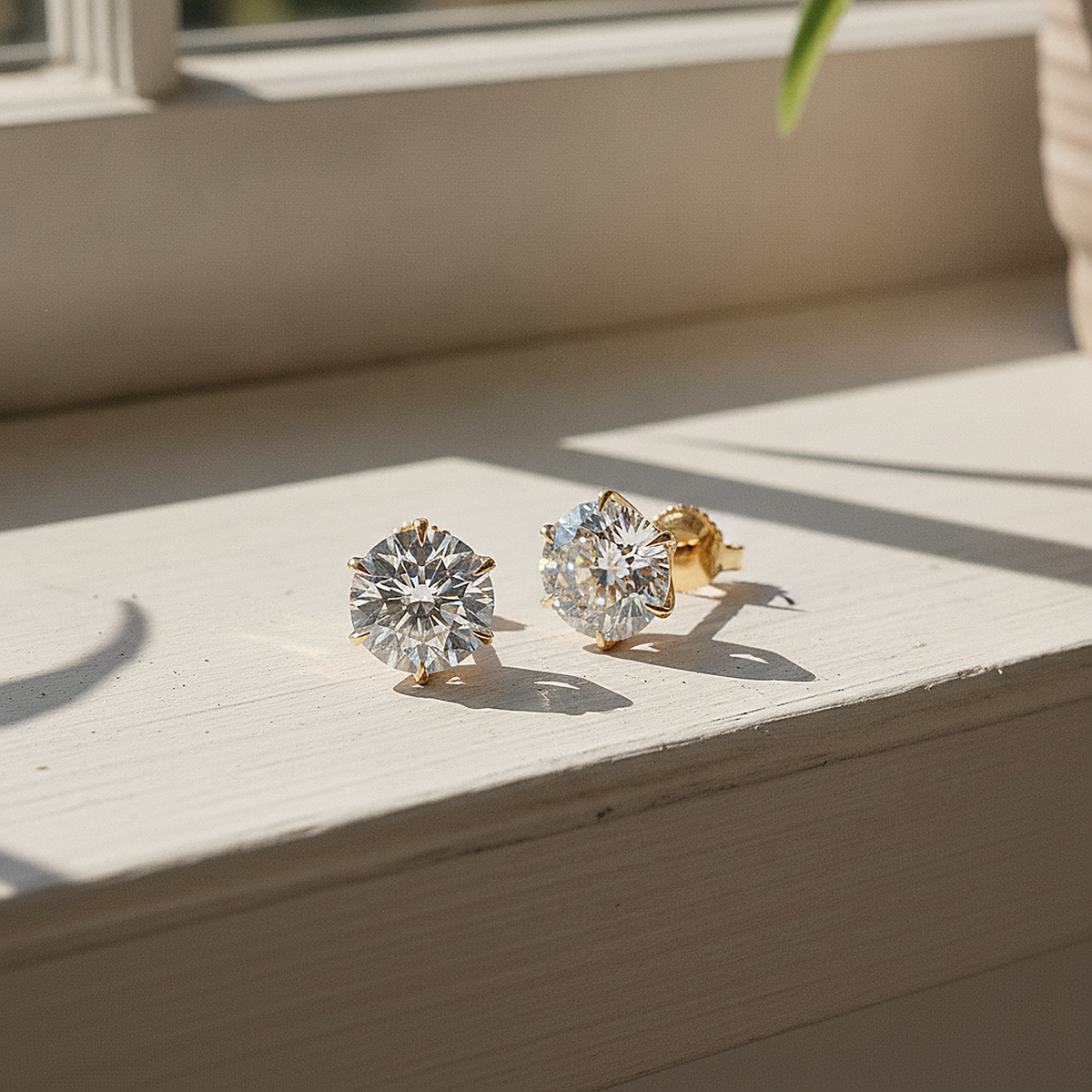 Boucles d’oreilles dorées Mirabelle