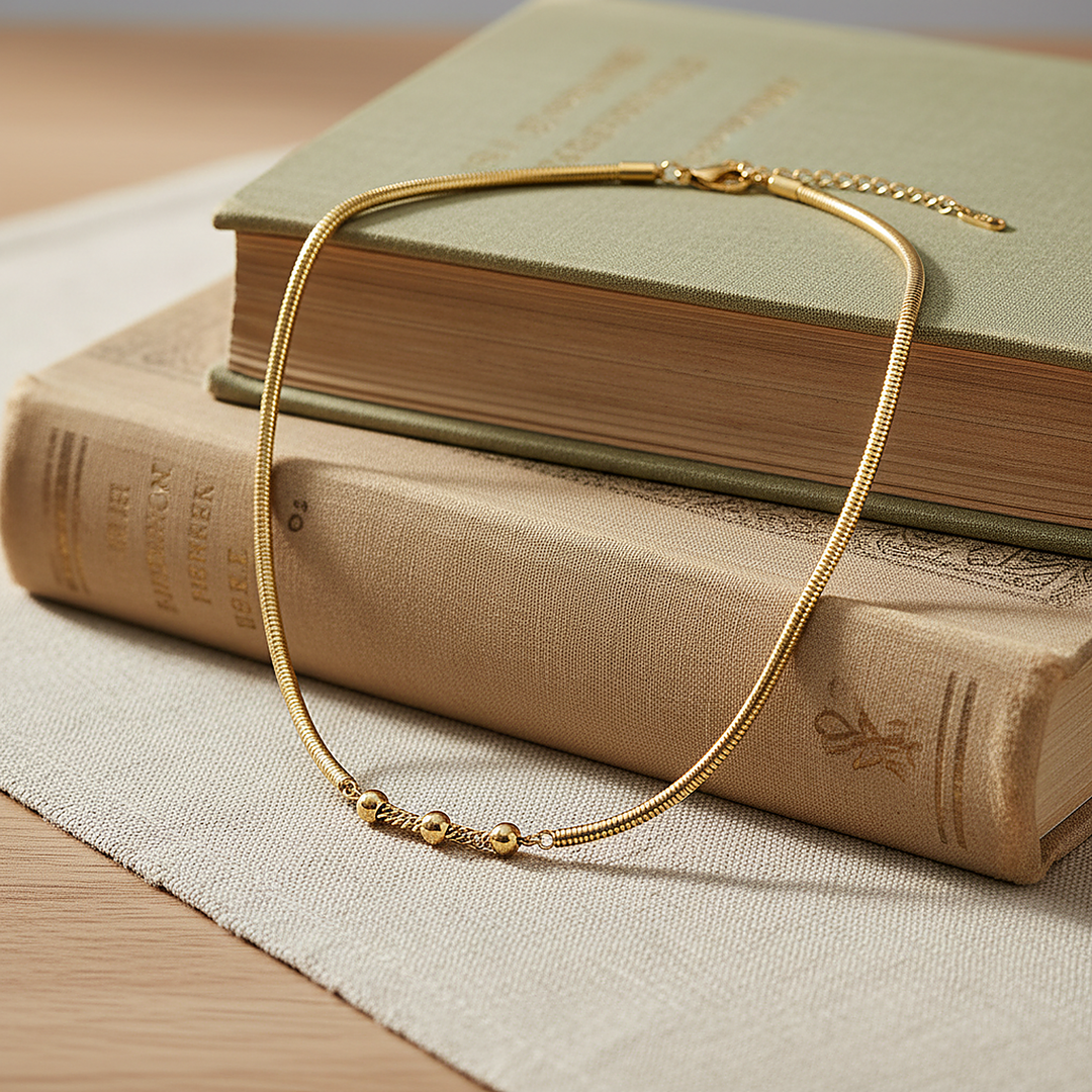 Solveig Gold Necklace