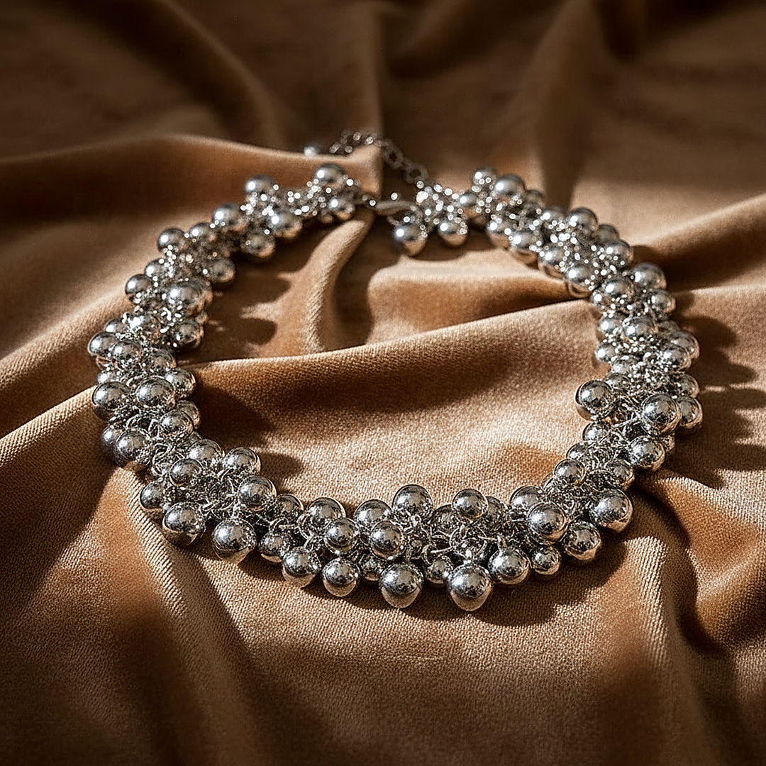 Doria Silver Necklace