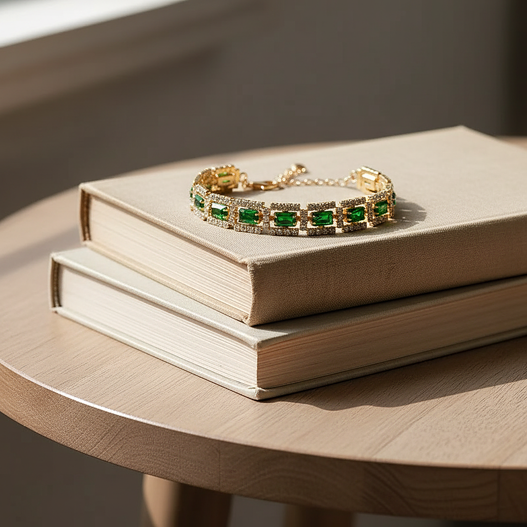 Elise Emerald Bracelet