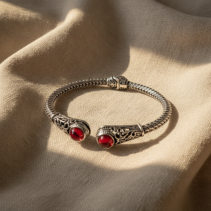Honorine Garnet Bracelet