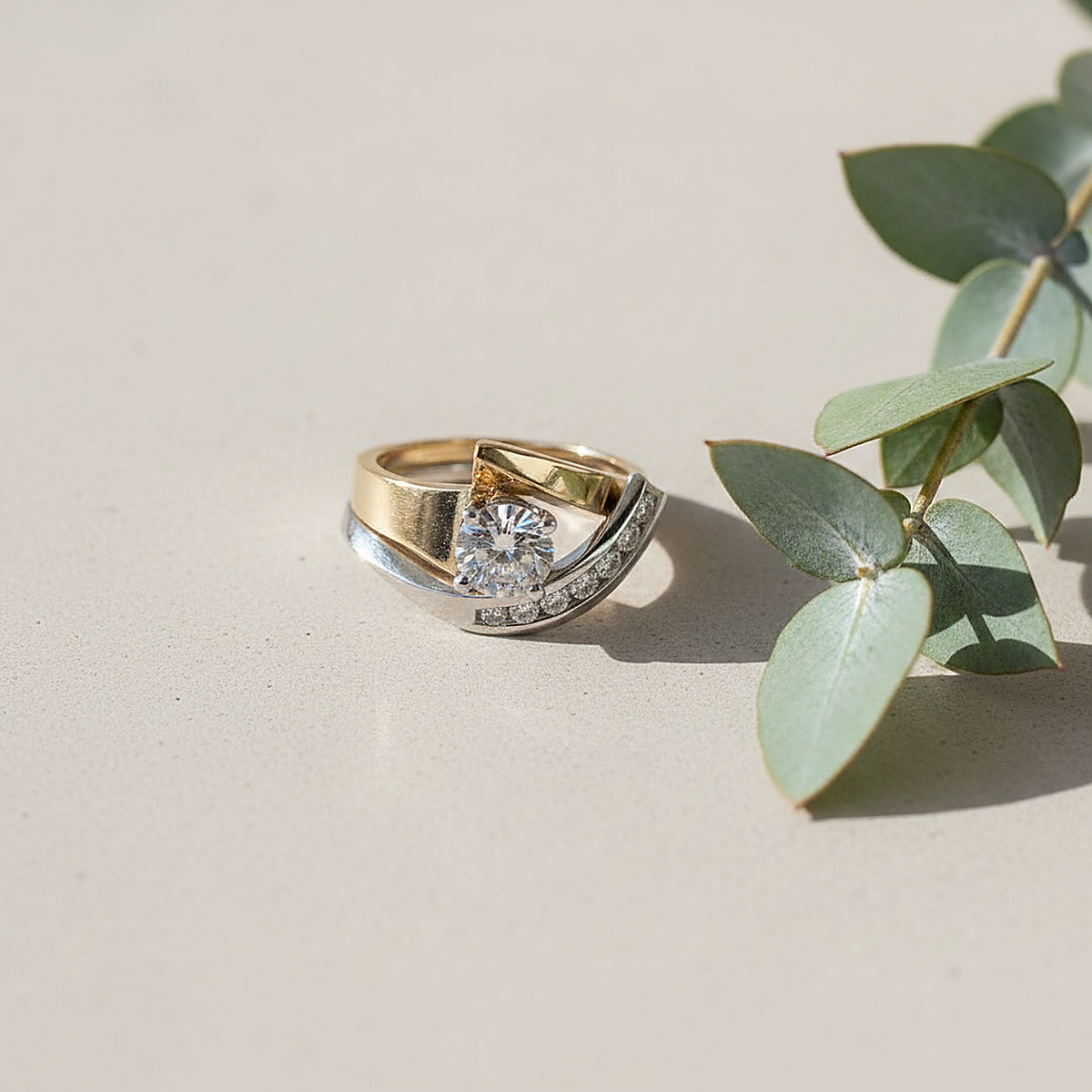 Bague Lucienne en zircone