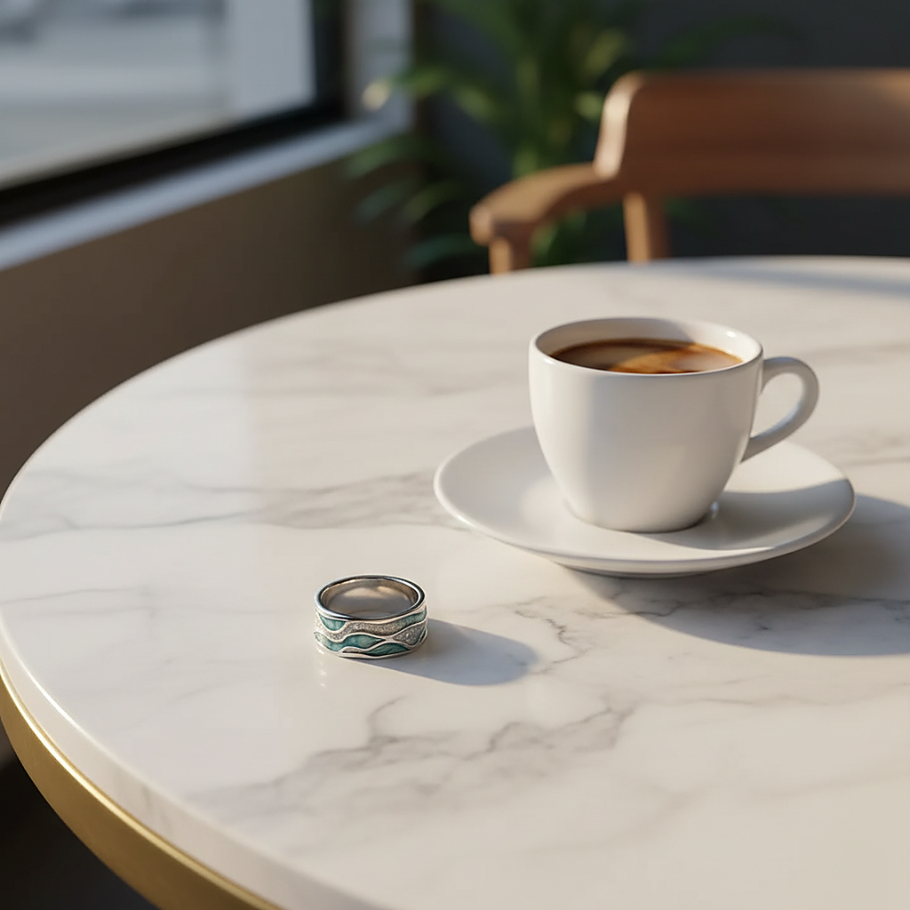 Bague Lucienne turquoise