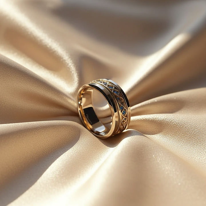 Bague dorée Mireille