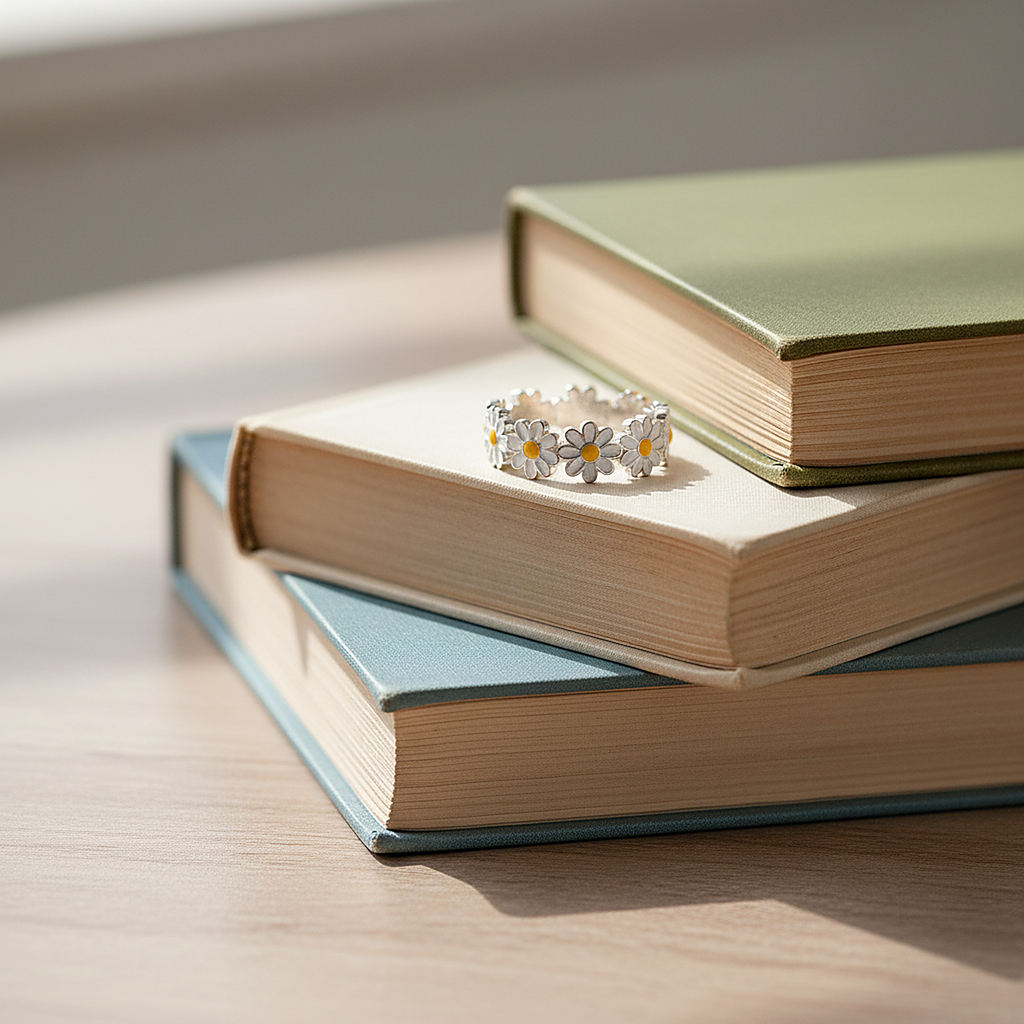 Elise zilveren ring