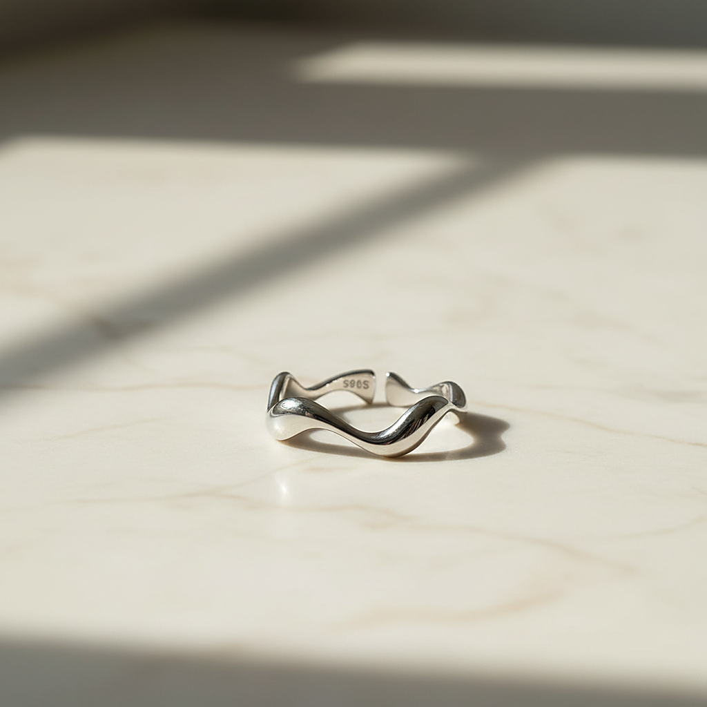 Oceane ring on marble