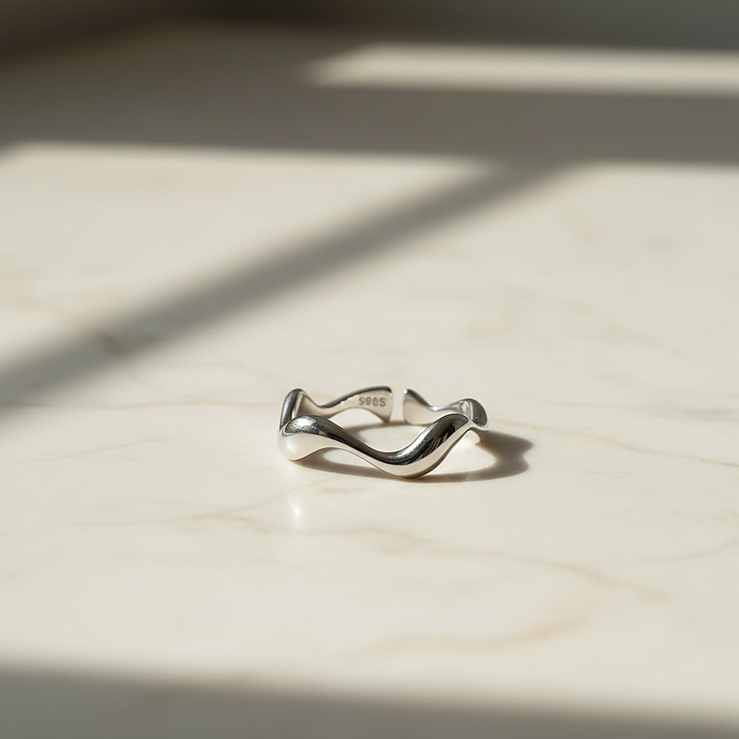 Oceane ring on marble
