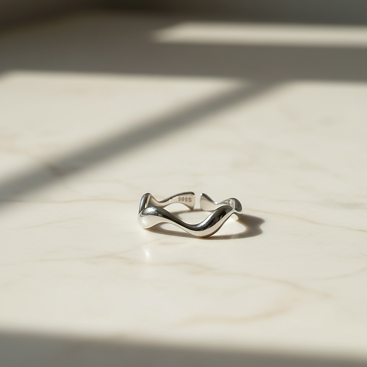 Oceane ring on marble
