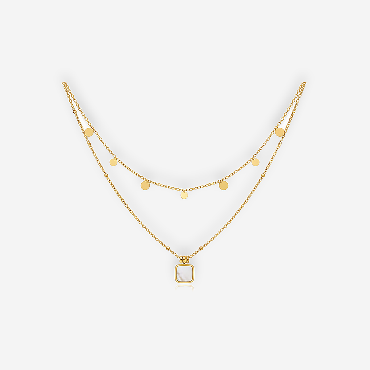 Agatha Gold Droplet Necklace