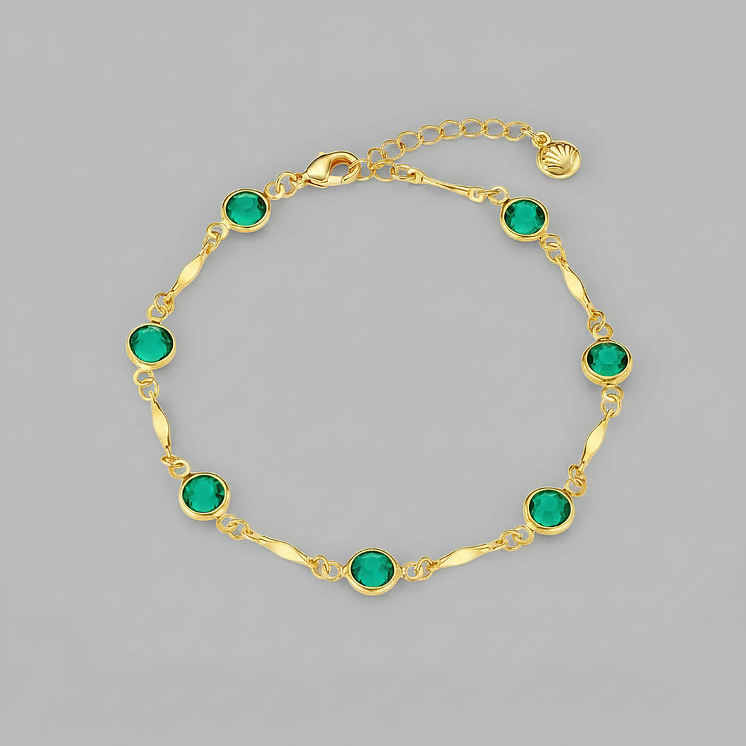 Marguerite Emerald Bracelet
