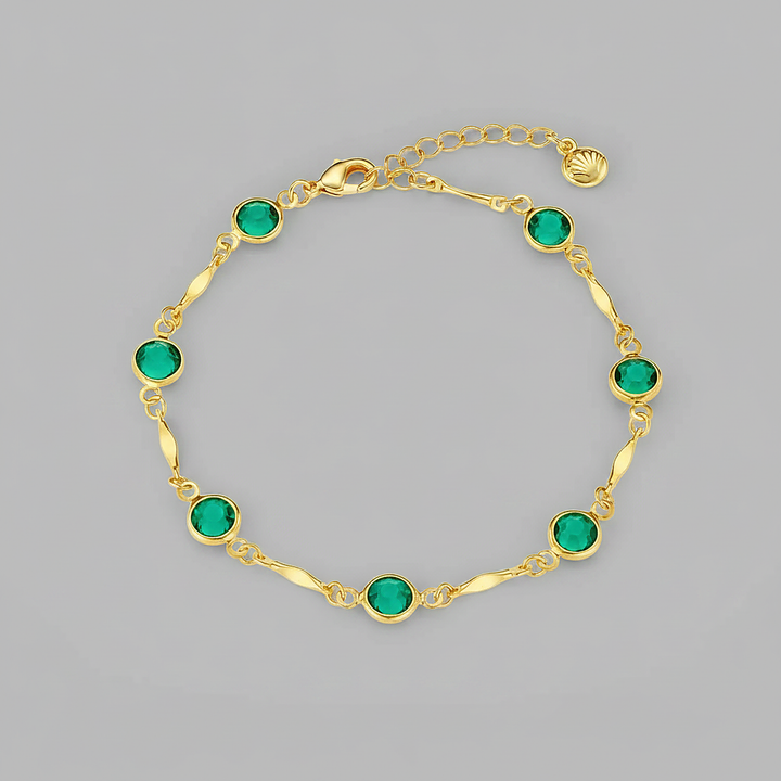 Marguerite Emerald Bracelet