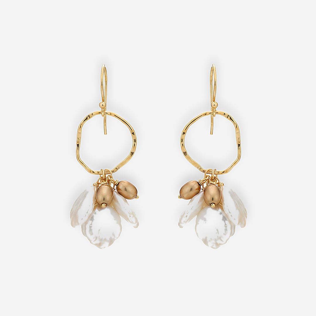 Boucles d’oreilles Linnea en perles