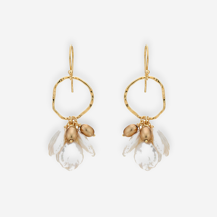 Boucles d’oreilles Linnea en perles
